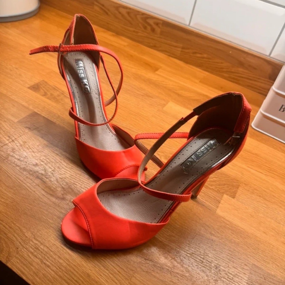 Miss KG Fiery Red Strappy Heels